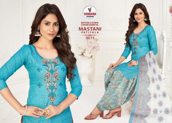 Vandana Mastani Patiyala Vol-9 Cotton Designer Patiyala Dress Material